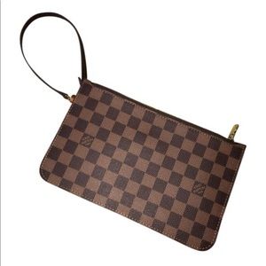Louis Vuitton Neverfull Pouchette Damier Ebene